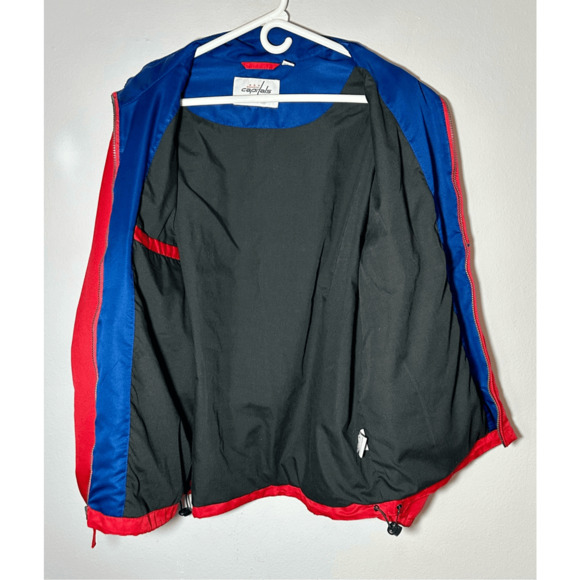 Washington Capitals Red Full Zip Lightweight Jacket Windbreaker Embroidered Sz L - Picture 5 of 10